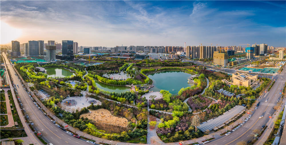 美麗的航天基地中湖公園